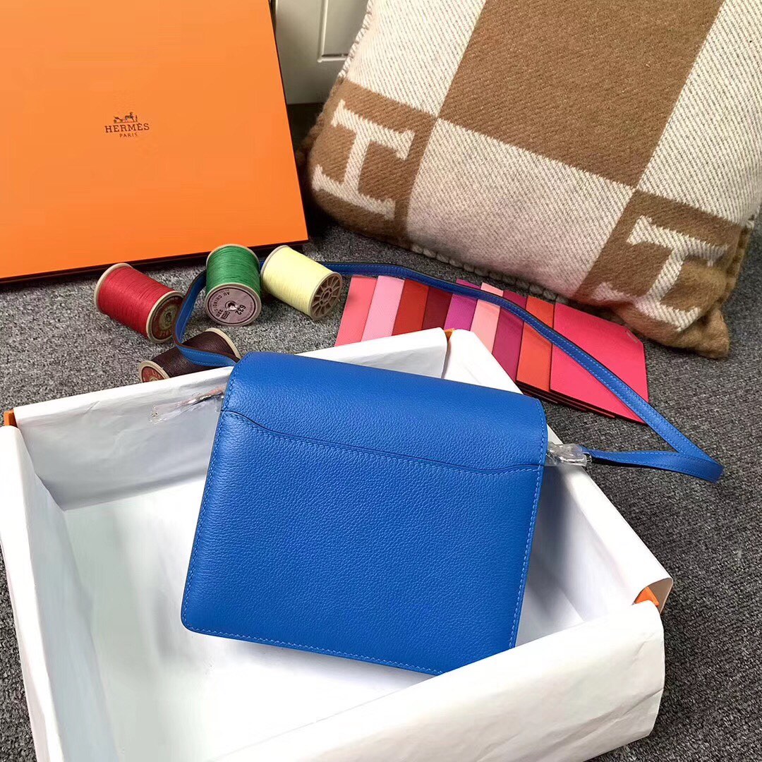 에르메스 룰리스18 블루 잔지바르 은장 에버컬러